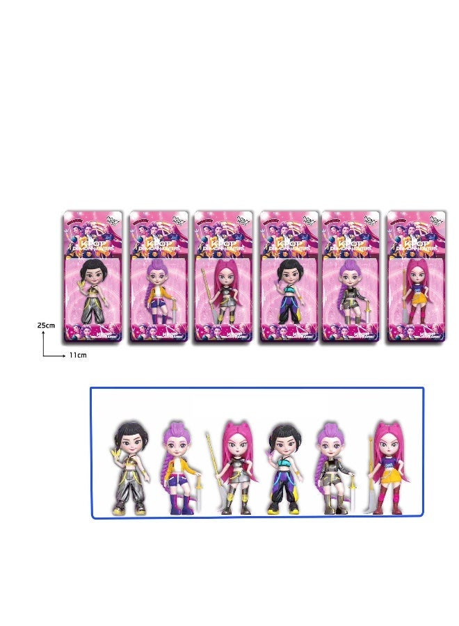 KPop Demon Hunters 4 Inch Mystery Doll Toy – Single Assorted Surprise Action Figure with Stylish Outfit and Accessories for Kids Collecting and Fun Unboxing Play - Image 2